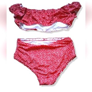 3X Off the shoulder high waist bikini